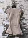 Mutedance 25 Spring/Summer Flower-dyed Short-sleeved Tunic Top MD-MD25SS09-linen